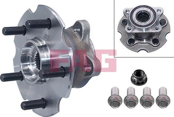 Ступица колеса с интегрированным подшипником Fag. Артикул 713 6189 80