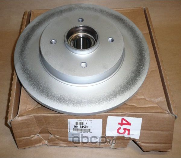 Диск тормозной с интегрированным подшипником PSA задний для Citroen C4 II 2006-2026. Артикул 424946