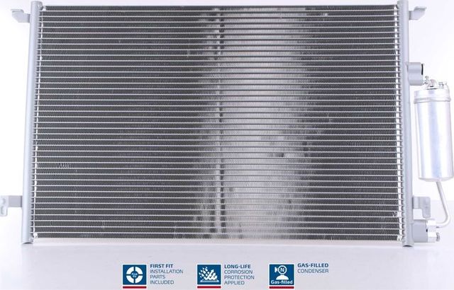 Радиатор кондиционера (конденсатор) Nissens (алюминий) для Saab 9-3 II 2002-2015. Артикул 94675