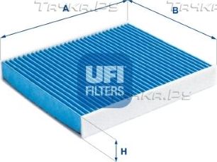 Салонный фильтр UFI ARGENTIUM. Артикул 34.199.00