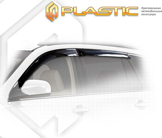 Дефлекторы СА Пластик для окон (Classic полупрозрачный) Subaru Outback универсал 2009–2013. Артикул 2010030306964