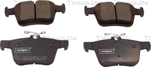 Тормозные колодки MaXgear. Артикул 19-3012