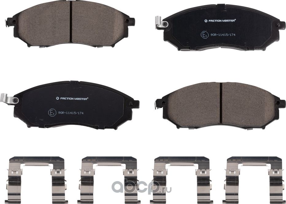 Керамические тормозные колодки передние CMX888 (Frictionmaster). Артикул CMX888