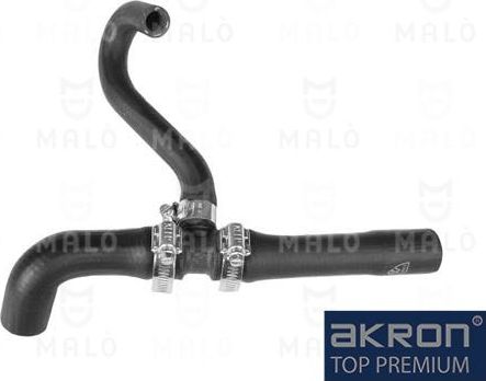 Патрубок системы охлаждения (радиатора) Malo для Audi 80 V (B4) 1991-1994. Артикул 17560A