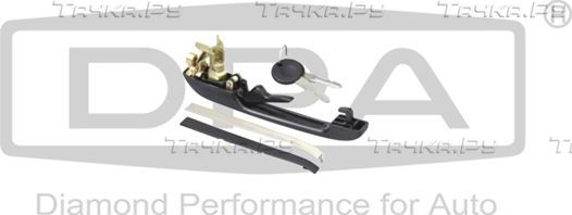 Ручка двери DPA передняя левая для Volkswagen Scirocco I 1977-1980. Артикул 88370135402