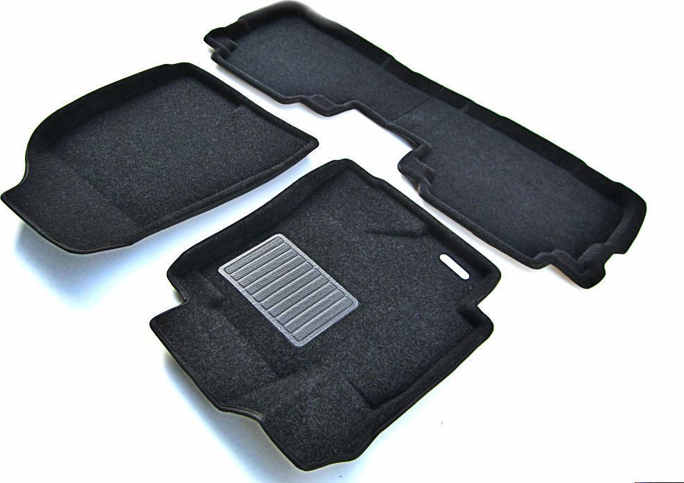 Коврики текстильные Euromat 3D Business для салона Toyota Highlander II 2010-2013. Артикул EMC3D-005111