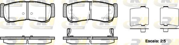 Тормозные колодки RoadHouse. Артикул 21239.02