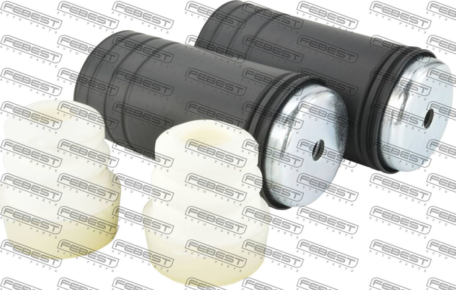 Комплект отбойников и пыльников амортизаторов (стоек) Febest. Артикул BMSHB-E70F-KIT