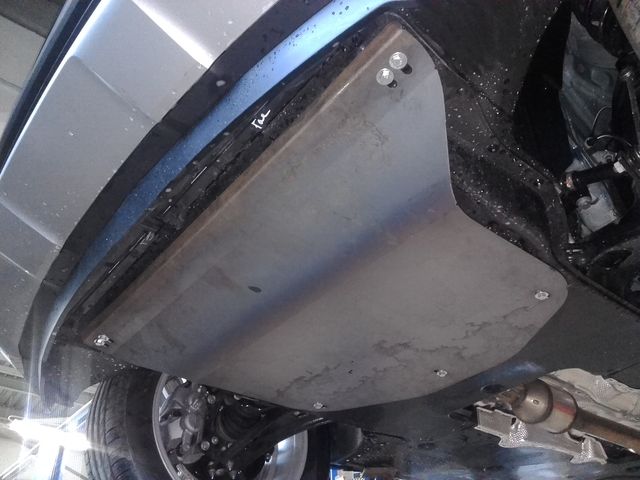 Защита Alfeco для картера и КПП Volkswagen Teramont 2017-2026. Артикул ALF.26.47