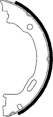 Тормозные колодки (стояночная тормозная система) Textar. Артикул 91057800