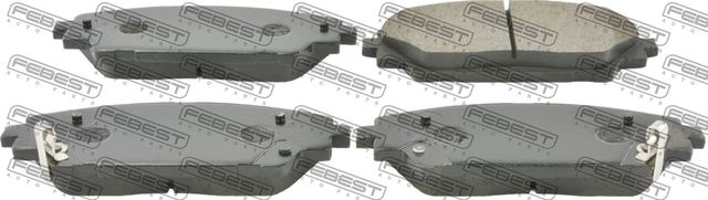 Тормозные колодки Febest. Артикул 0501-BMF