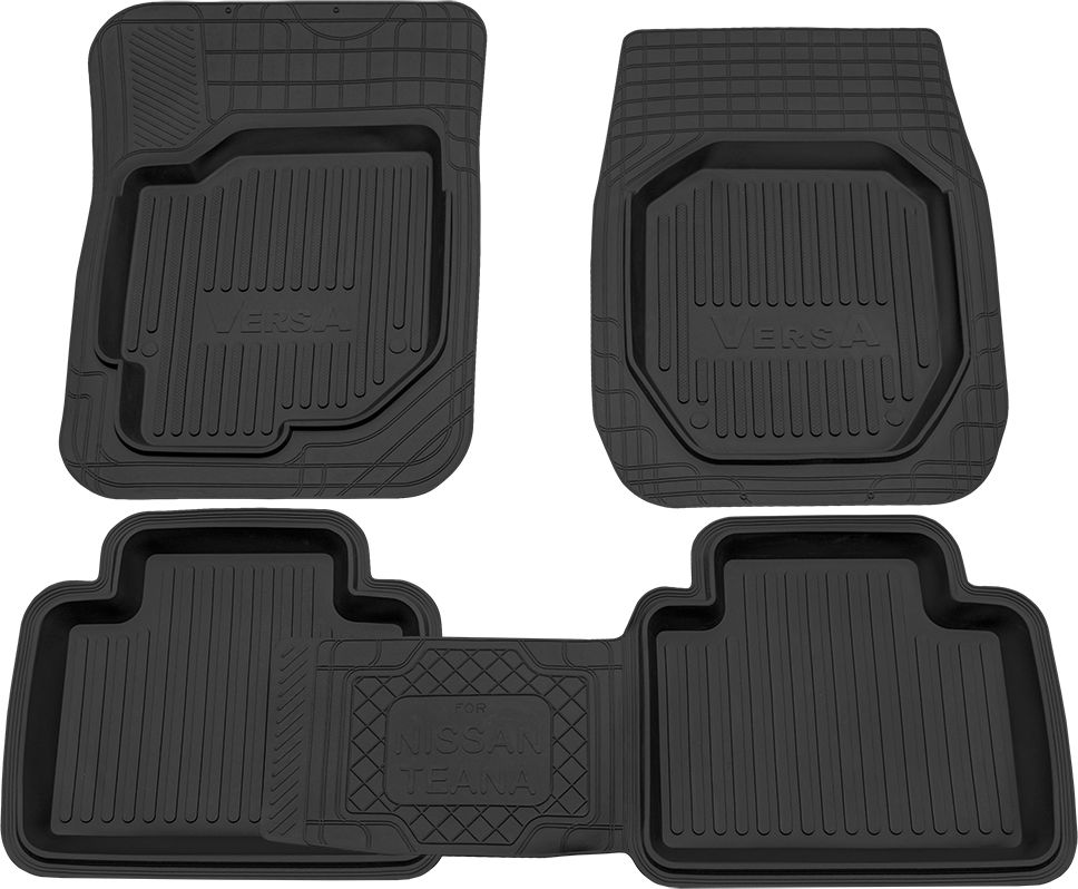 Коврики Rezkon резиновые для салона Nissan Teana J31 2003-2008. Артикул 1025025100