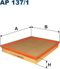 Воздушный фильтр Filtron. Артикул AP 137/1