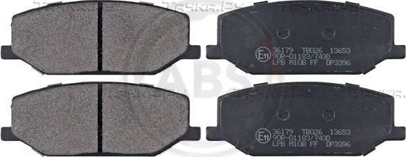Тормозные колодки ABS передние для Suzuki Jimny II 1988-1998. Артикул 36179