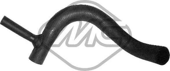 Патрубок радиатора (системы охлаждения) Metalcaucho. Артикул 07981