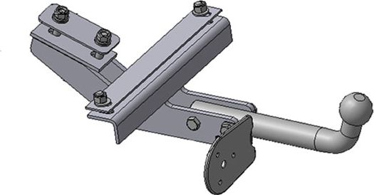 Фаркоп AvtoS для Hyundai Matrix минивэн 2004-2010. Артикул HY 14