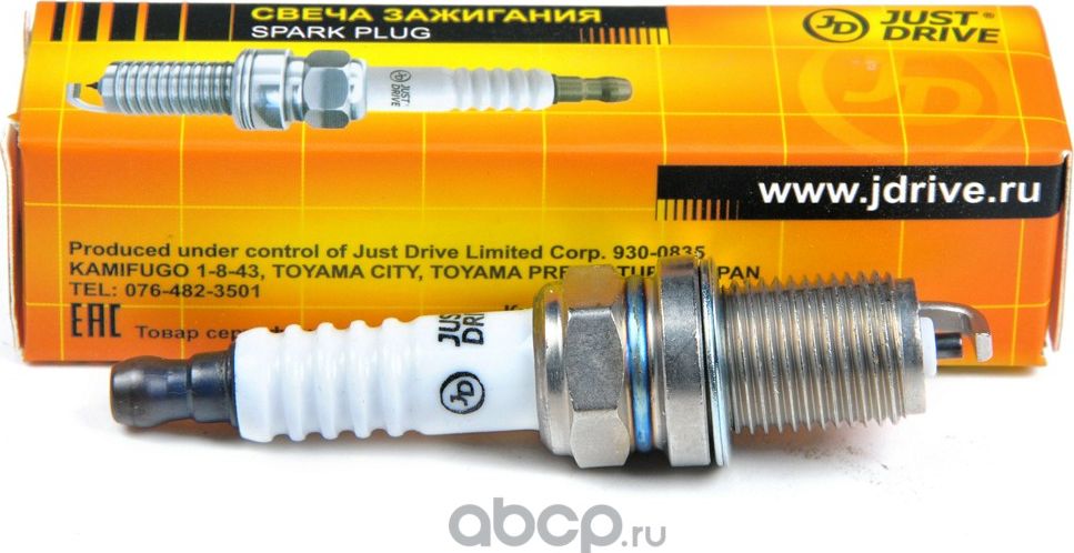 Свеча зажигания /BCPR6ES11/Q20PRU11 VAZ 2110-2112 (инжектор V16) (Just Drive). Артикул JPS1024