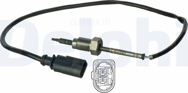 Датчик температуры выхлопных газов Delphi для Volkswagen Multivan T5 2009-2015. Артикул TS30038