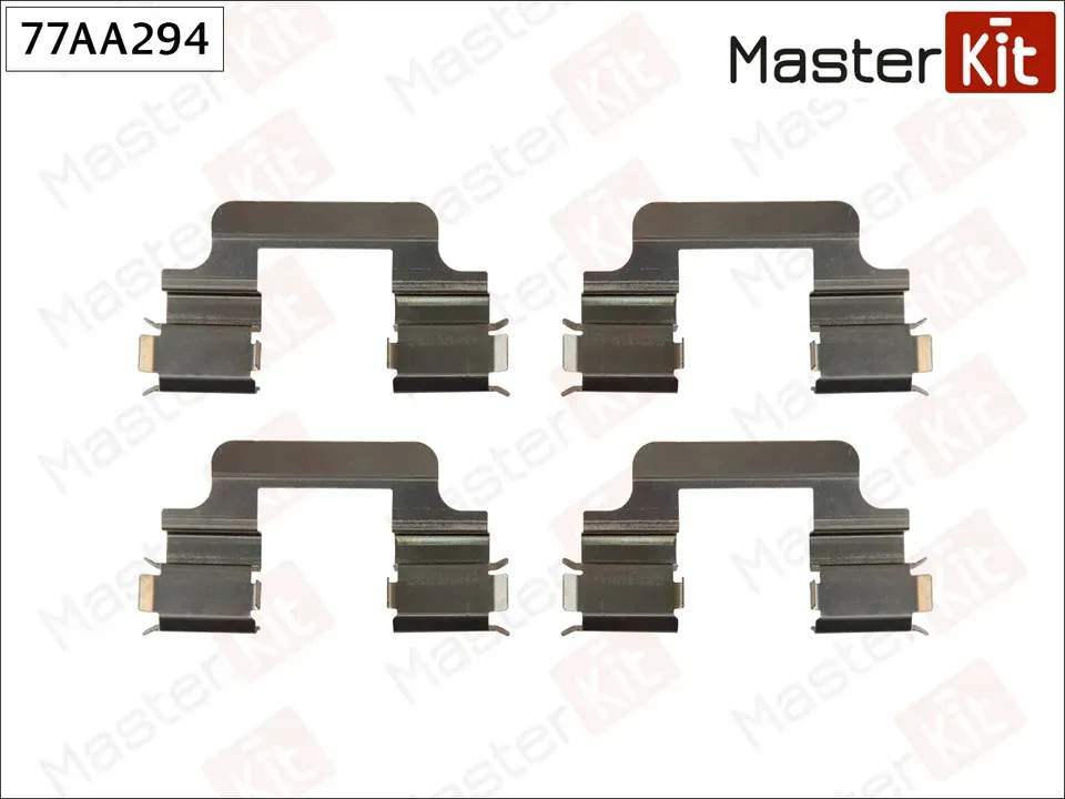 Комплект установочный тормозных колодок AUDI A3 (8P1) 2003 - 2013 (Master KIT). Артикул 77AA294