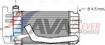 Интеркулер AVA для Subaru Trezia 2011-2016. Артикул TOA4361