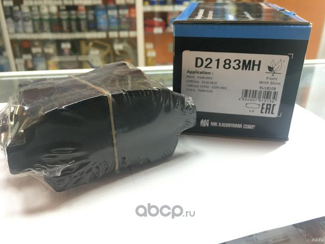 Тормозные колодки MK Kashiyama передние для Toyota Yaris Verso 1999-2005. Артикул D2183MH