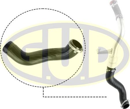 Патрубок интеркулера G.U.D. для Ford Galaxy II 2006-2015. Артикул GTH020023
