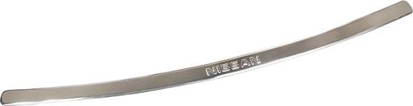 Накладка Ладья на бампер Nissan Qashqai I ресайлинг 2010-2013 (отбортовка). Артикул 014.47.11