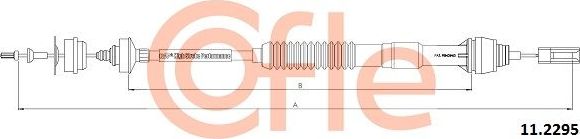 Трос сцепления Cofle. Артикул 92.11.2295