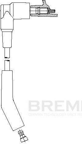 Высоковольтные провода (провода зажигания) Bremi. Артикул 8A16/84
