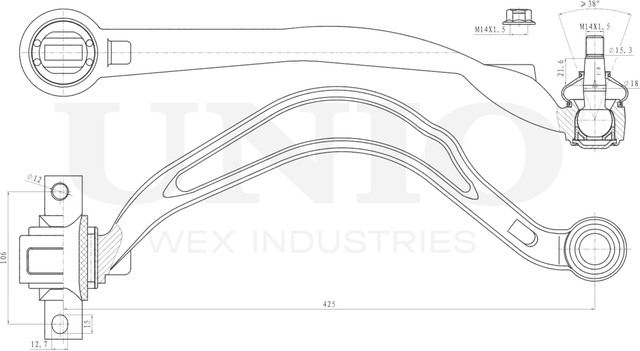 Рычаг подвески (Unio). Артикул SSP-40019