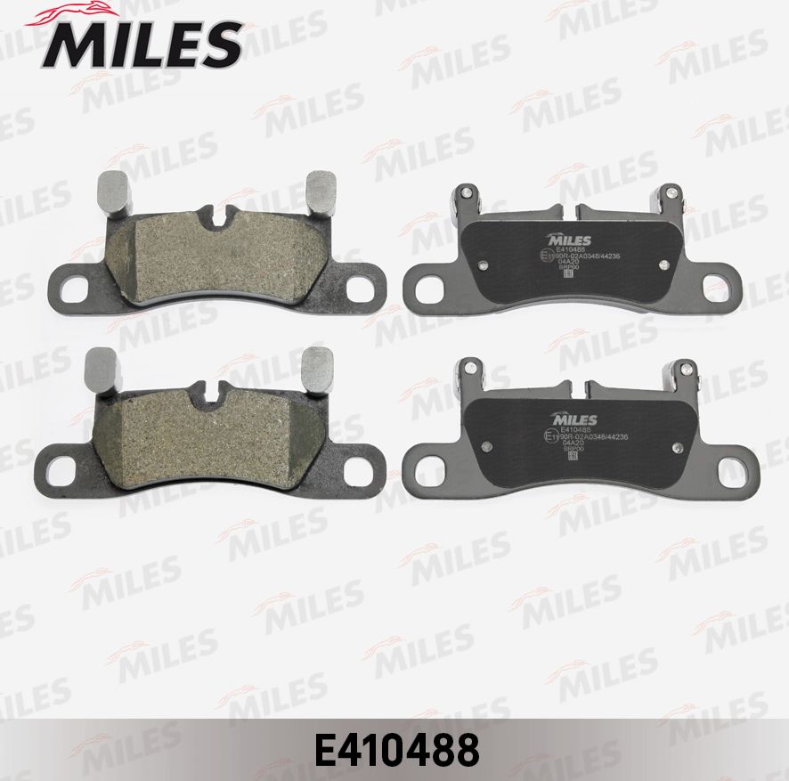 Тормозные колодки Miles (Low-Metallic). Артикул E410488