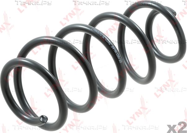 Пружина подвески LYNXauto передняя для Volkswagen Passat B6 2005-2010. Артикул SC-2092
