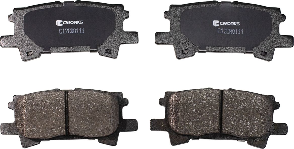 Колодки тормозные задние (Low Metallic) (Cworks). Артикул C12CR0111