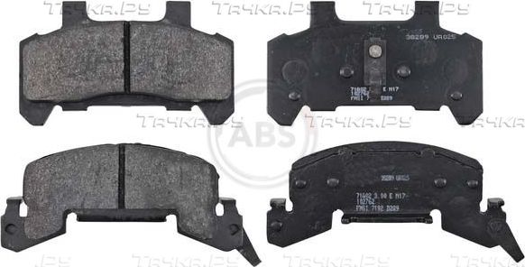 Тормозные колодки ABS. Артикул 38289