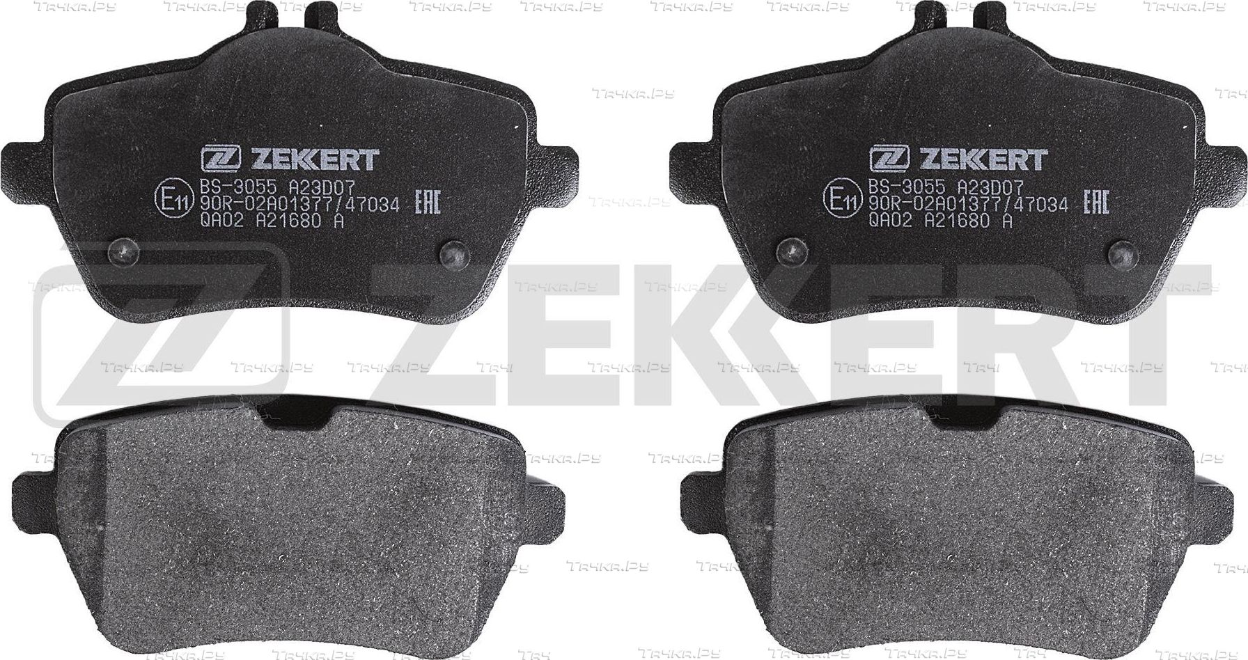 Тормозные колодки Zekkert. Артикул BS-3055