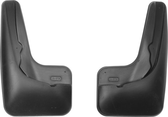 Брызговики 3D Norplast задняя пара для Geely Coolrey I 2019-2023. Артикул NPL-Br-24-57B-1