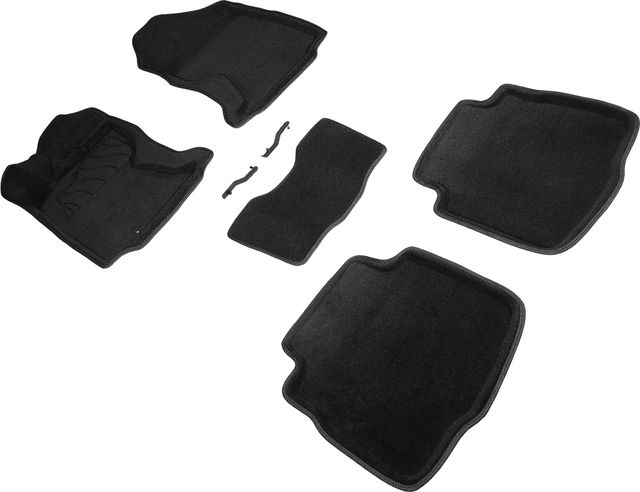 Коврики 3D Seintex для салона Subaru Outback VI 2019-2026 ЧЕРНЫЕ. Артикул 96694