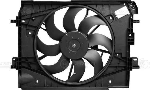 Вентилятор радиатора двигателя Luzar для Renault Logan II 2013-2026. Артикул LFK 0979