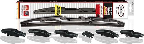 Щетка стеклоочистителя (дворник) Heyner задняя для Renault Twingo II 2007-2014. Артикул 001230