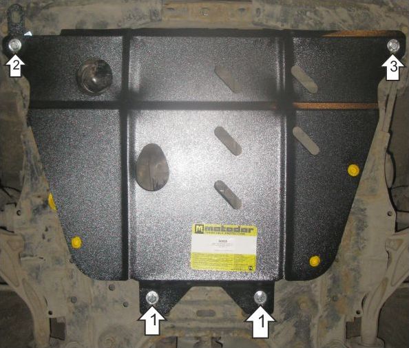 Защита Мотодор для картера и КПП Honda Crossroad 2007-2010. Артикул 70812