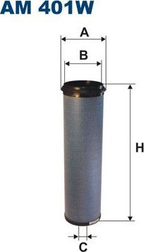 Фильтр воздушный Filtron. Артикул AM 401W