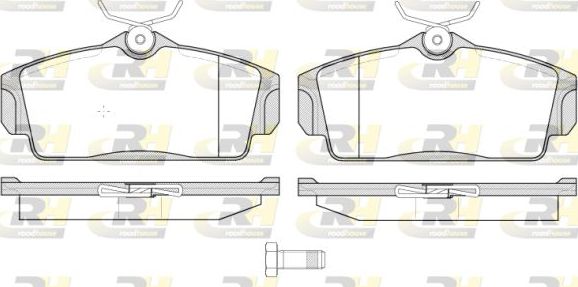 Тормозные колодки RoadHouse. Артикул 2704.10