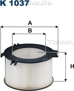 Салонный фильтр Filtron. Артикул K 1037