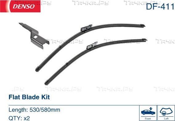 Щетки стеклоочистителя (дворники) Denso. Артикул DF-411