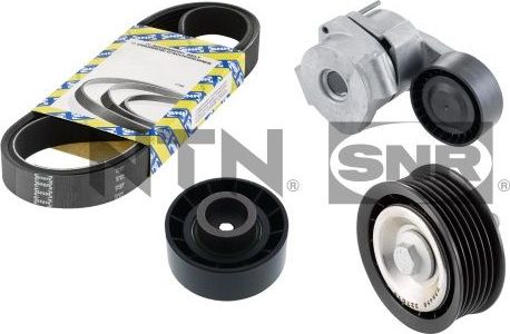Приводной ремень поликлиновой с роликами (комплект) NTN / SNR. Артикул KA859.44