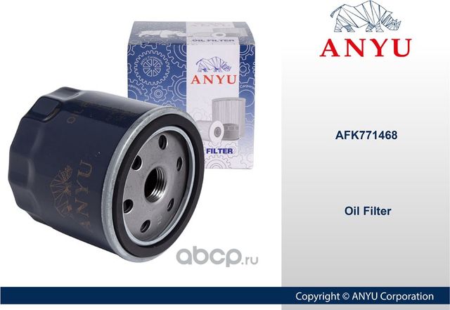 Фильтр масляный (Anyu). Артикул AFK771468