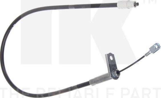 Трос ручника (тросик ручного тормоза) NK правый для Mercedes-Benz C-Класс II (W203, CL203) 2000-2008. Артикул 903353