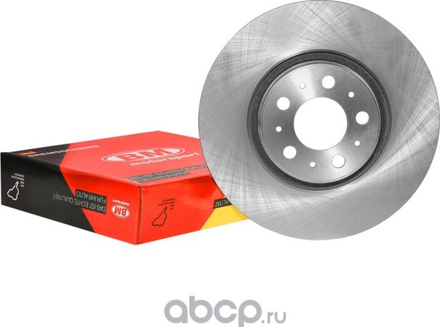 Диск тормозной вентилируемый передний (BM). Артикул BDV338