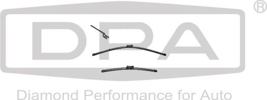 Щетка стеклоочистителя (дворник) DPA для Volkswagen Golf VI 2009-2013. Артикул 99551078502
