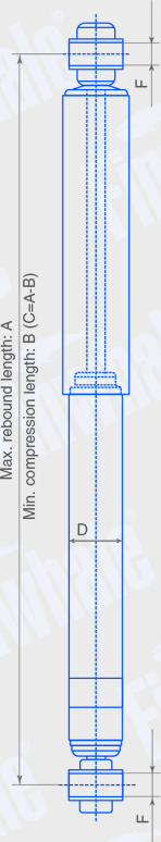Амортизатор Finwhale задний для Mazda 6 I (GG) 2002-2008. Артикул 25068GU